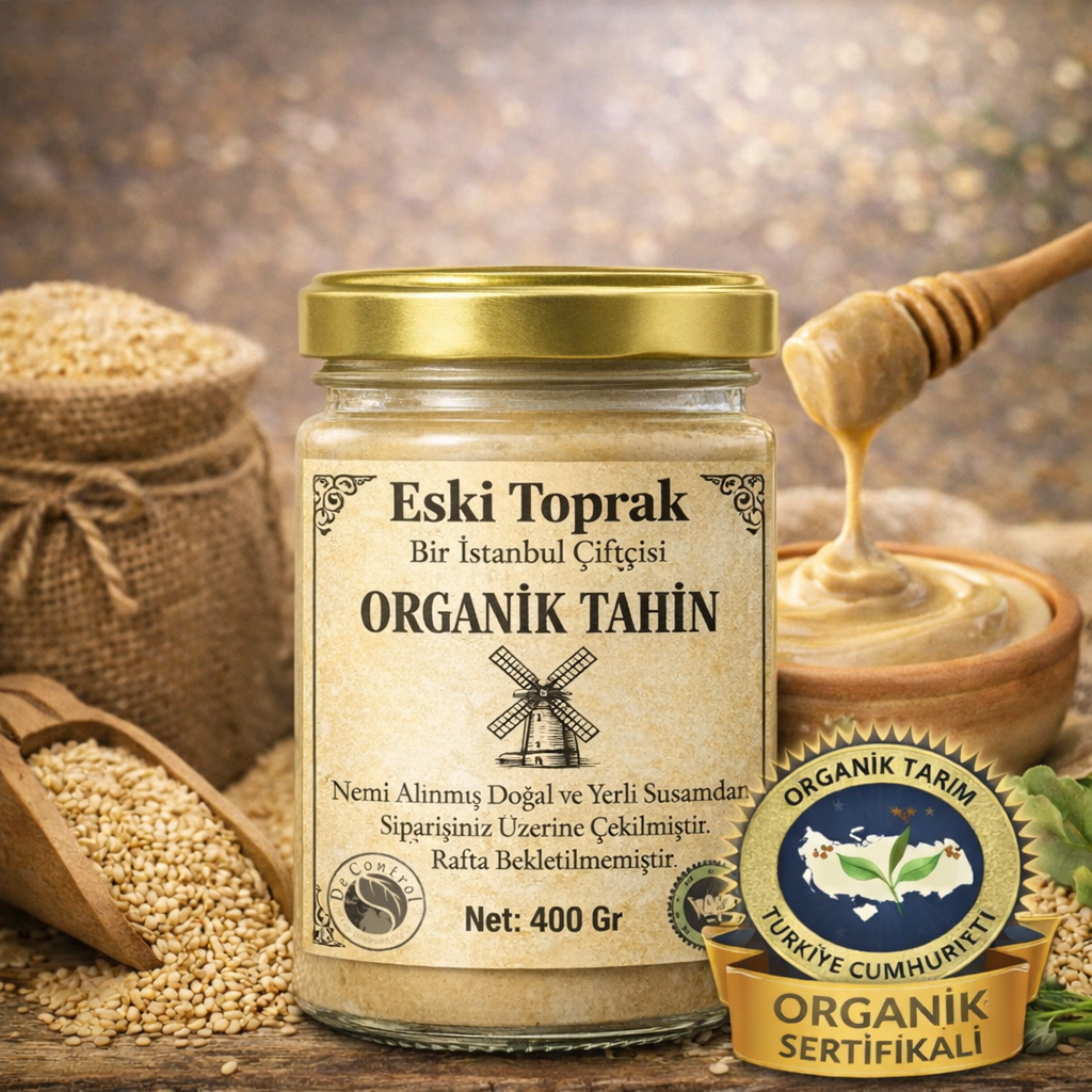 Eski Toprak Organik Tahin – 650 g